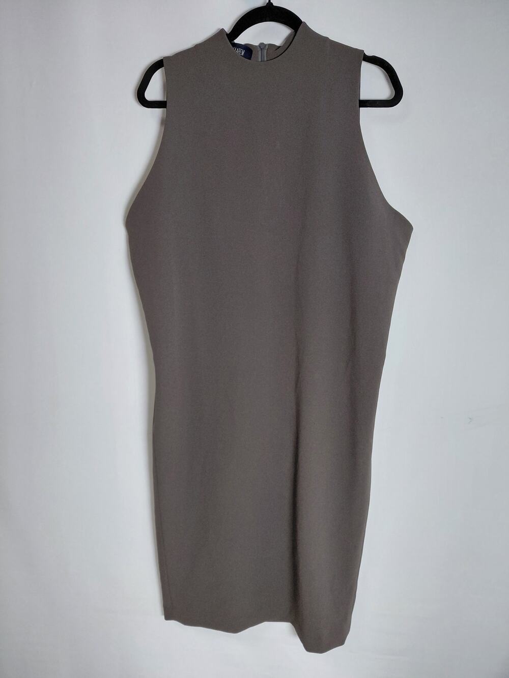 Kaarem Sleeveless Dress Brown Shift Knee Length Women Size XS